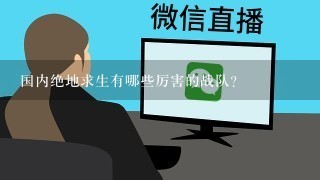 国内绝地求生有哪些厉害的战队？