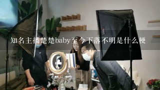 知名主播楚楚baby至今下落不明是什么梗